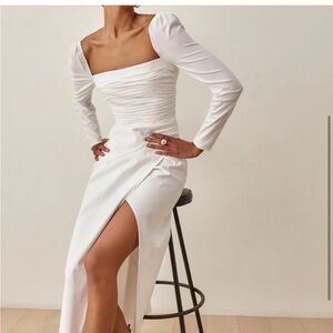 Reformation Isaac Dress in White